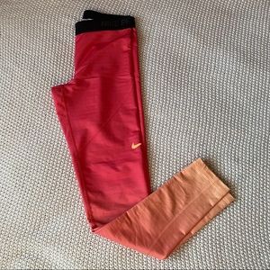 Nike Pro Hyper Warm Pink Hombre Athletic Tights
